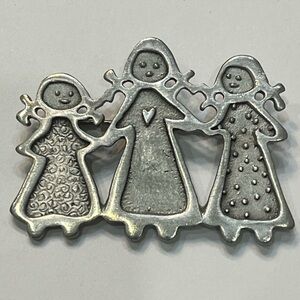 Three sisters cynthia webb brooch pin